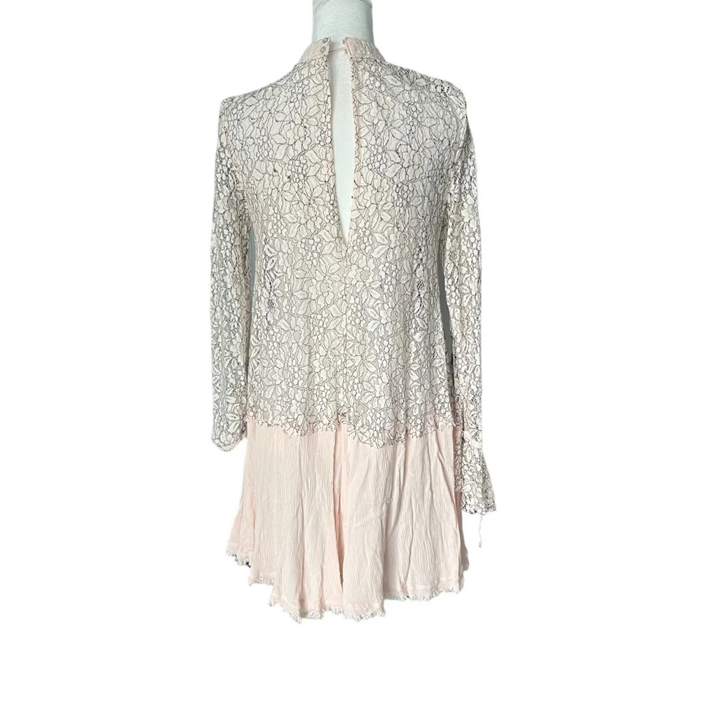 FREE PEOPLE Tell Tale Lace Dress Tunic